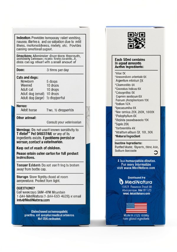 MediNatura Pet Digestive Relief Homeopathic Drops for Dogs-1