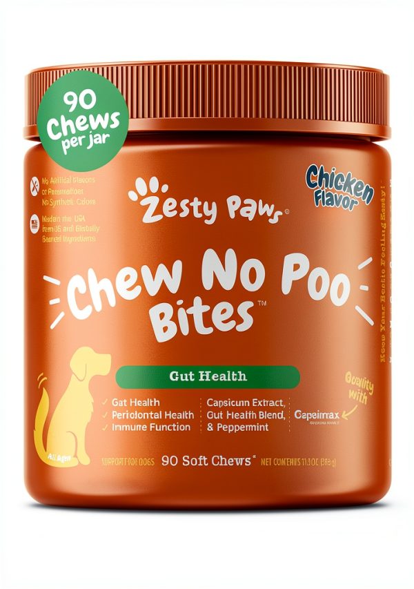 Zenwise Health Dog Digestive Bites Probiotics Stool-0