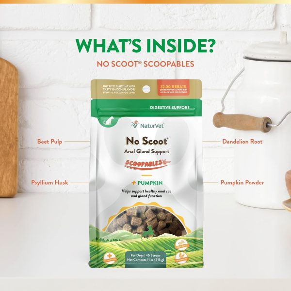 NaturVet Scoopables Dog Digestive Support Anal Gland Health-3