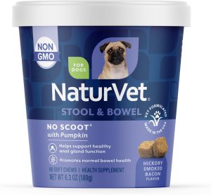 NaturVet No Scoot Dog Supplement Anal Gland Support Chews-0