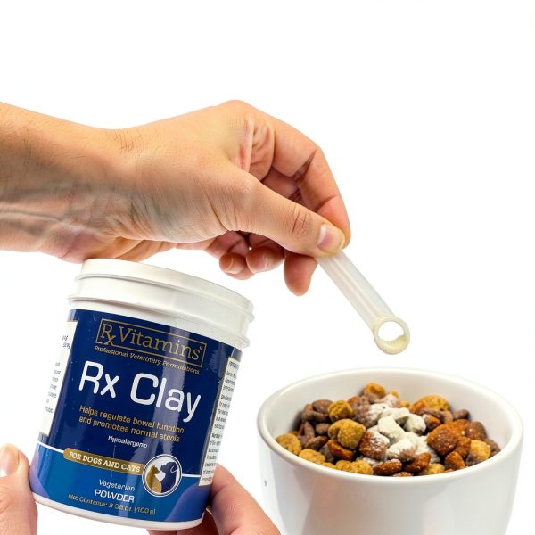 Rx Vitamins Clay Powder Dog Cat Diarrhea Relief Gut Health-5