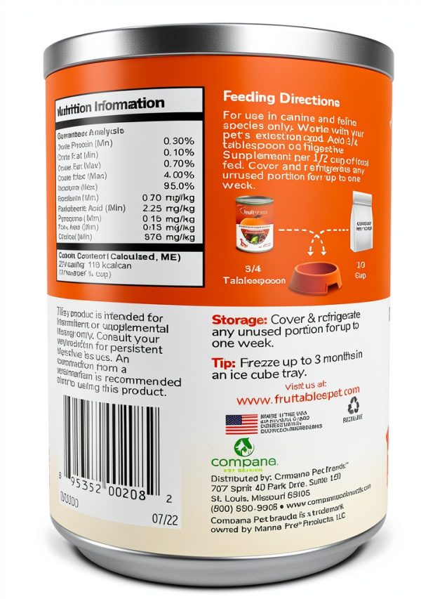 Top Dog Treats Pumpkin Fiber Supplement for Dog Digestive-5