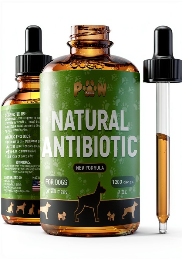 Golden Paw Dog Antibiotic Liquid Organic Cranberry Oregano-0