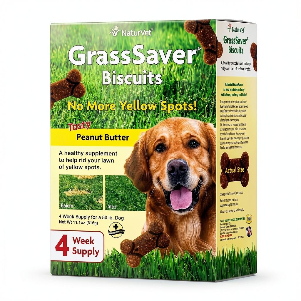 Dog playing on a lush green lawn after receiving NaturVet Digestive Treats
