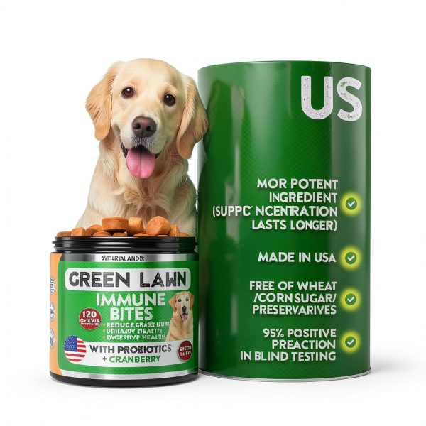 FURALAND Dog Urine Grass Burn Spot Chews Probiotic Treats-4