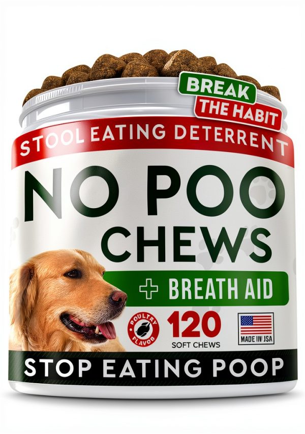 StrellaLab Dog Probiotic Chews Stool Eating Deterrent-0