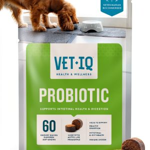 VetIQ Dog Probiotic Chews Gut Health Supplement Hickory-0
