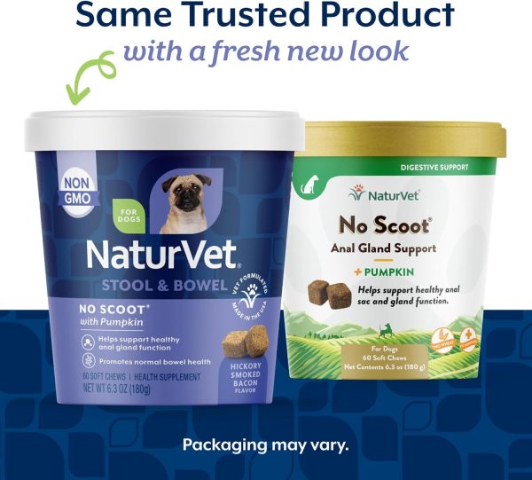 NaturVet No Scoot Dog Supplement Anal Gland Support Chews-2