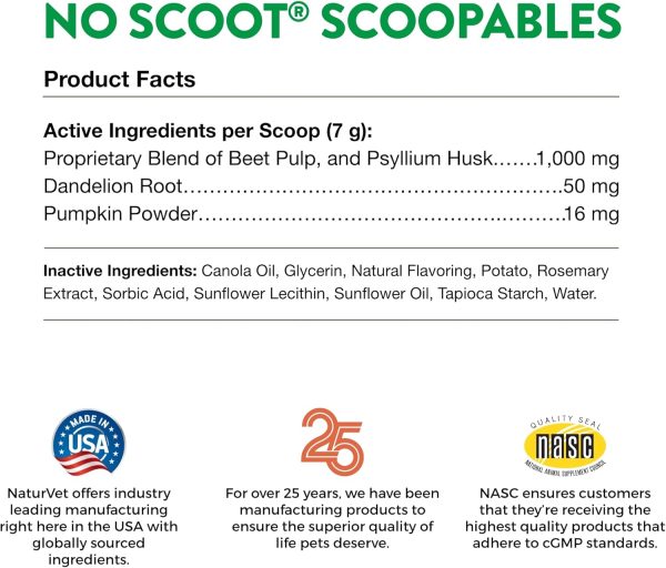 NaturVet Scoopables Dog Digestive Support Anal Gland Health-6