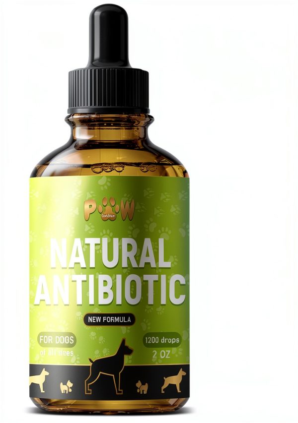 Golden Paw Dog Antibiotic Liquid Organic Cranberry Oregano-1