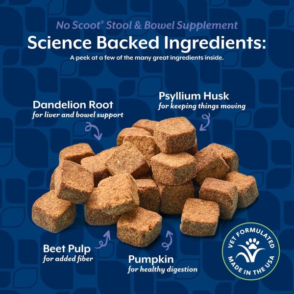 NaturVet No Scoot Dog Supplement Anal Gland Support Chews-5