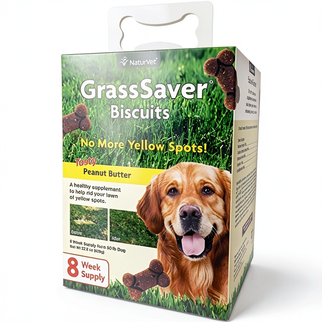 NaturVet Dog Urine Spot Diminisher biscuits in packaging
