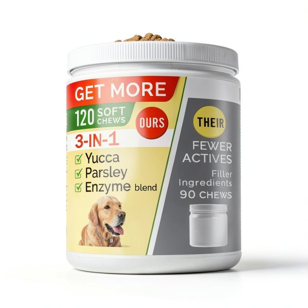 StrellaLab Dog Probiotic Chews Stool Eating Deterrent-4