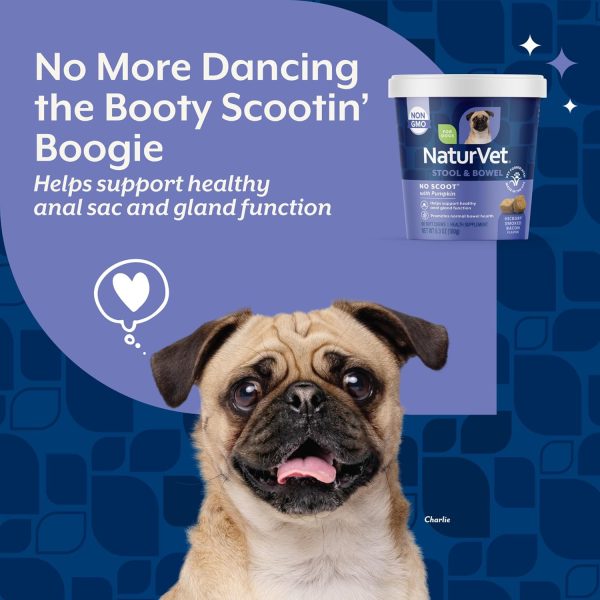 NaturVet No Scoot Dog Supplement Anal Gland Support Chews-3