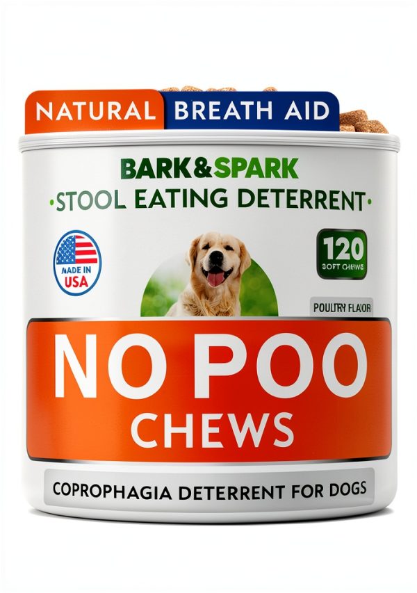 Bark&Spark Dog Coprophagia Deterrent Chews Probiotics-0