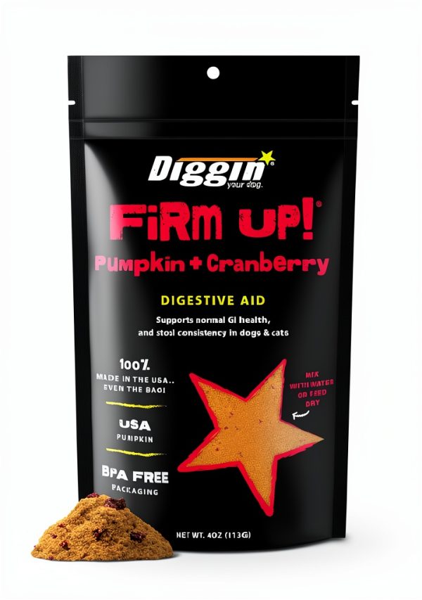 Diggin Your Dog Pumpkin Supplement Digestive Health Pet Care-0