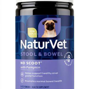NaturVet No Scoot Dog Supplement Anal Gland Health Soft-0