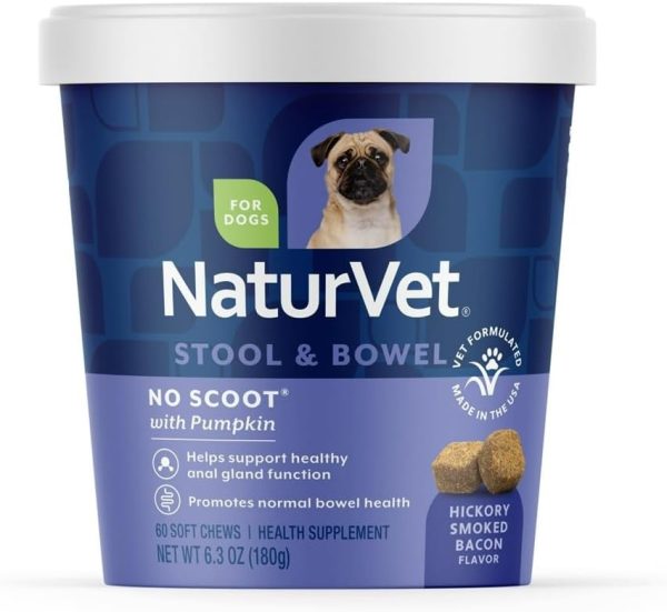 NaturVet No Scoot Dog Supplement Anal Gland Support Chews-1