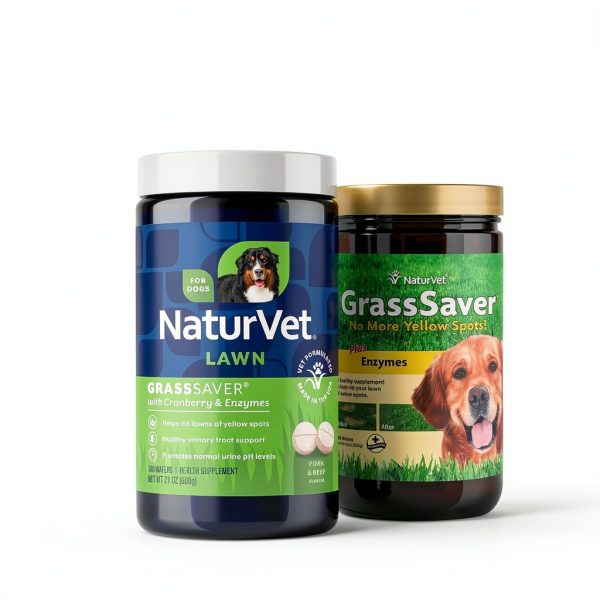 NaturVet GrassSaver Dog Supplement Wafers Soft Chews-1