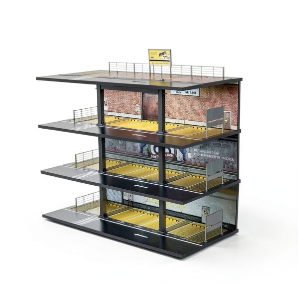 1/64 Toy Garage Display Cabinet Gtcwmx Art Deco-4