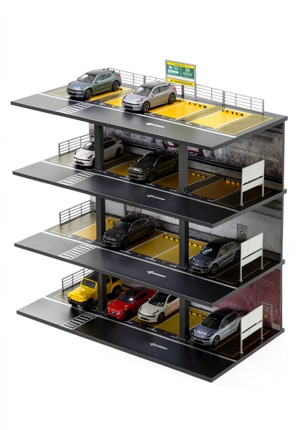 1/64 Toy Garage Display Cabinet Gtcwmx Art Deco-2