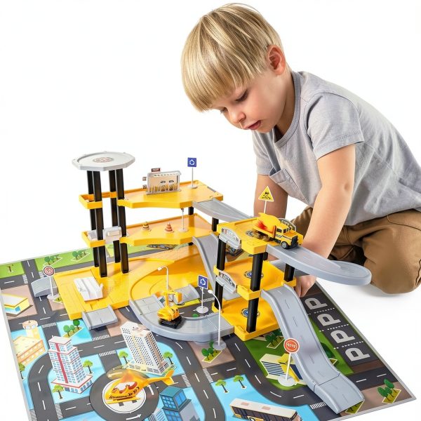 Construction Site Garage by Toysical Play Set-1