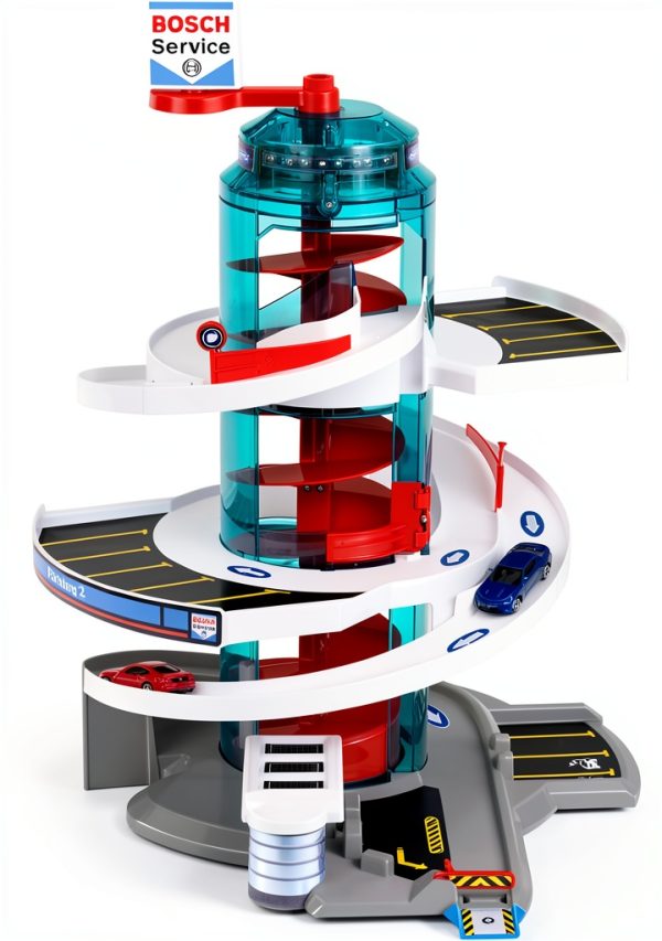 Theo Klein Toy Garage with Helix Elevator-1