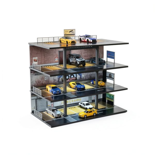 1/64 Toy Garage Display Cabinet Gtcwmx Art Deco-3