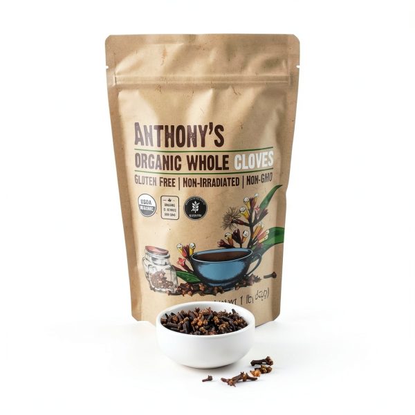 Organic Whole Cloves by Anthony's Goods 16oz-2