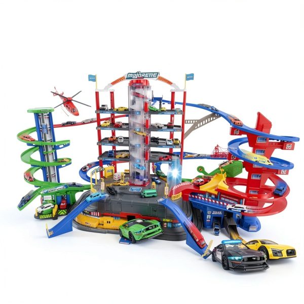 Dickie Toys 7-Story Parking Garage Playset for Kids-3