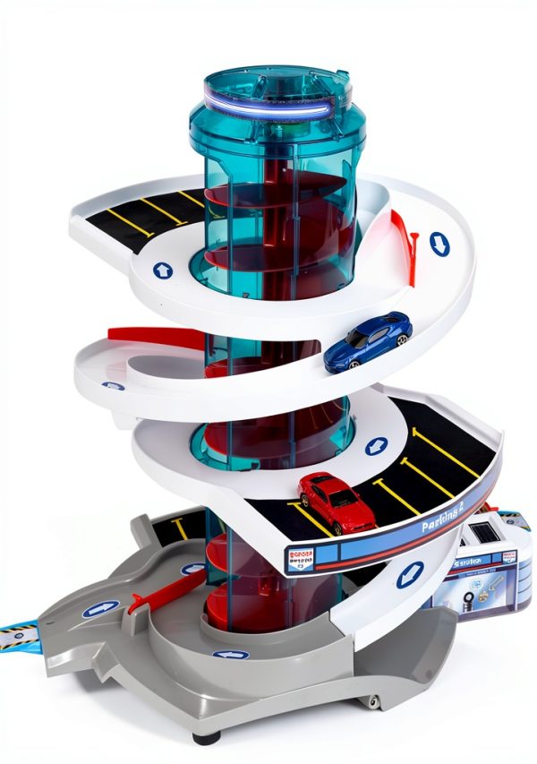 Theo Klein Toy Garage with Helix Elevator-7