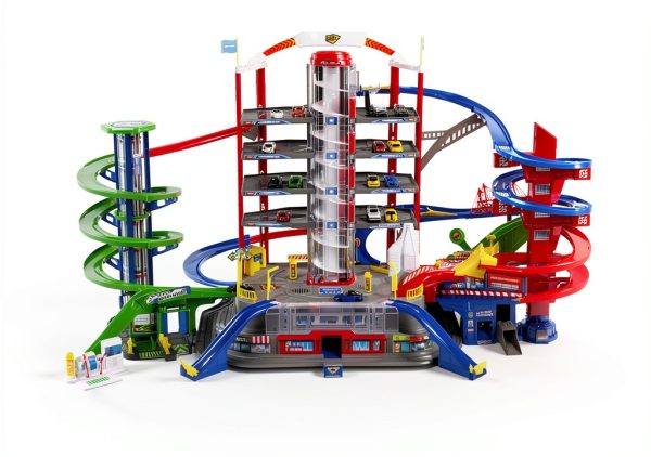 Dickie Toys 7-Story Parking Garage Playset for Kids-1
