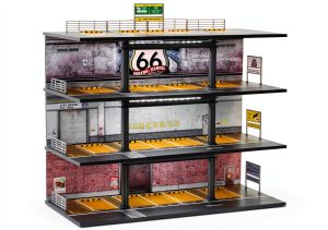 1/64 Toy Garage Display Cabinet Gtcwmx Art Deco-0