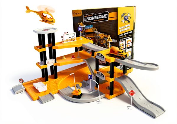 Construction Site Garage by Toysical Play Set-0