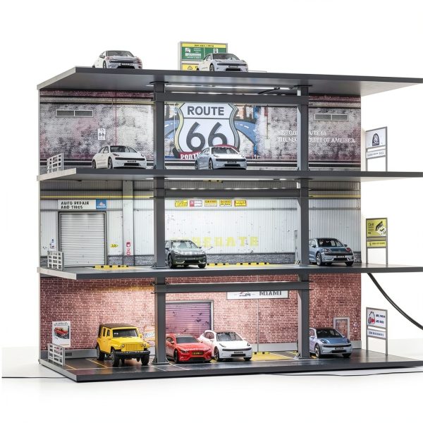 1/64 Toy Garage Display Cabinet Gtcwmx Art Deco-1
