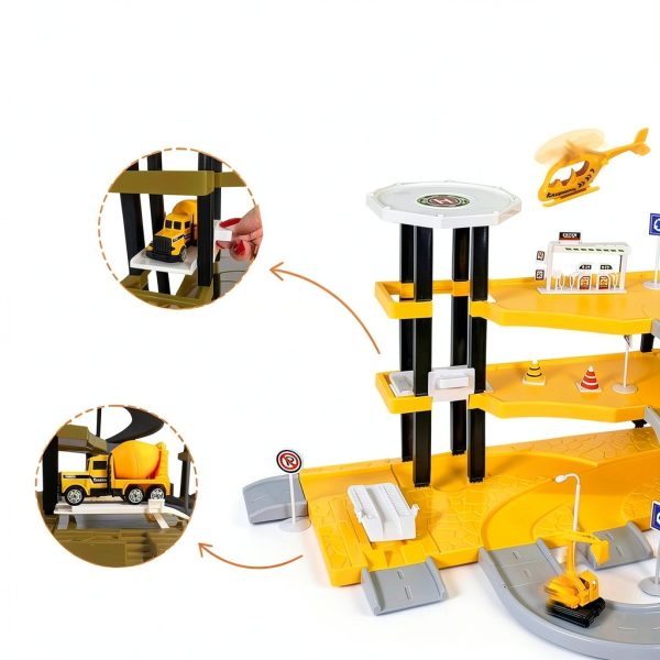 Construction Site Garage by Toysical Play Set-3