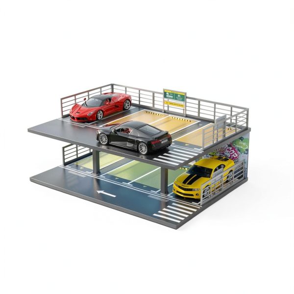 Toy Garage Display cxiiuui 1/24 Scale LED Model-6
