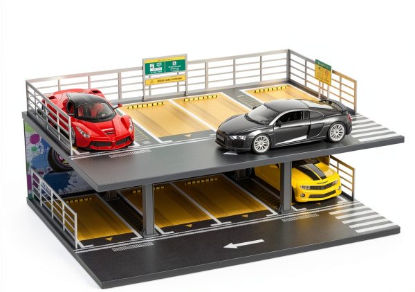 Toy Garage Display cxiiuui 1/24 Scale LED Model-2