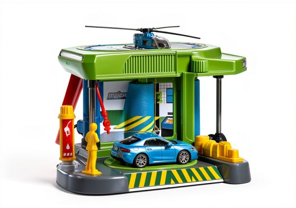 Dickie Toys 7-Story Parking Garage Playset for Kids-4