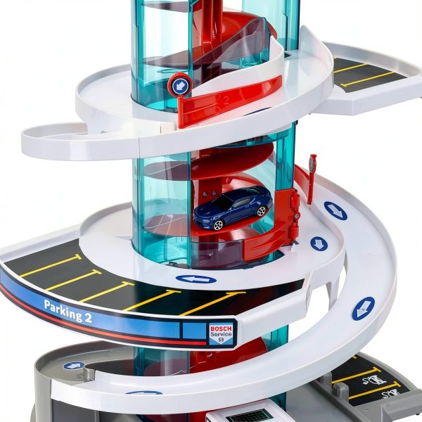 Theo Klein Toy Garage with Helix Elevator-6