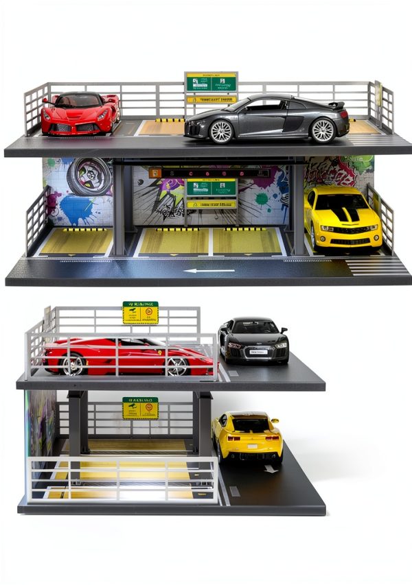 Toy Garage Display cxiiuui 1/24 Scale LED Model-3
