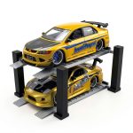 Hot Wheels Compatible 2 Tier Car Lift Display Stand PLA-0