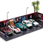 SSJITUAN 1/64 Garage Model Toy Car Display-0