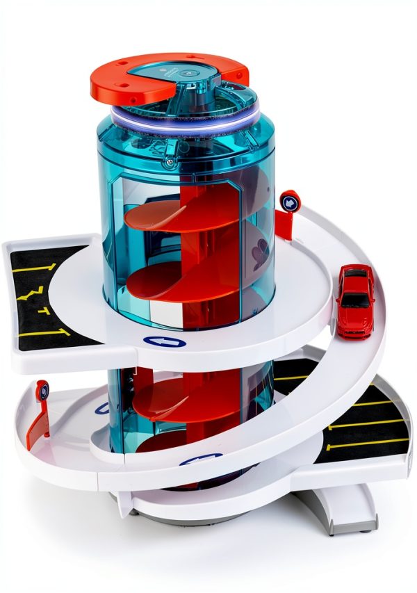 Theo Klein Toy Garage with Helix Elevator-5