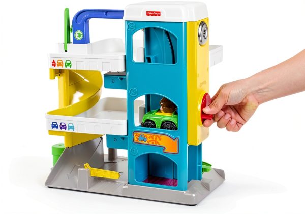 Fisher-Price Garage Spiral Ramp for Toddlers-3