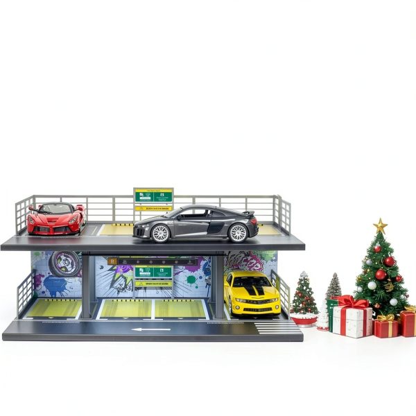 Toy Garage Display cxiiuui 1/24 Scale LED Model-7