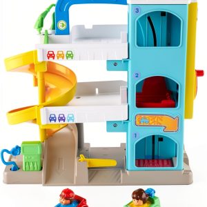 Fisher-Price Garage Spiral Ramp for Toddlers-0