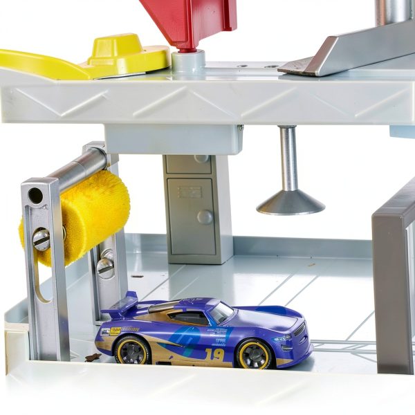 Cars 3 Florida Speedway Garage by Mattel Toy Set with 5 Play Areas-3