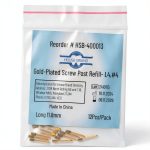 Gold-Plated Screw Post #4 Long 11.8mm by House Brand Dentistry-0