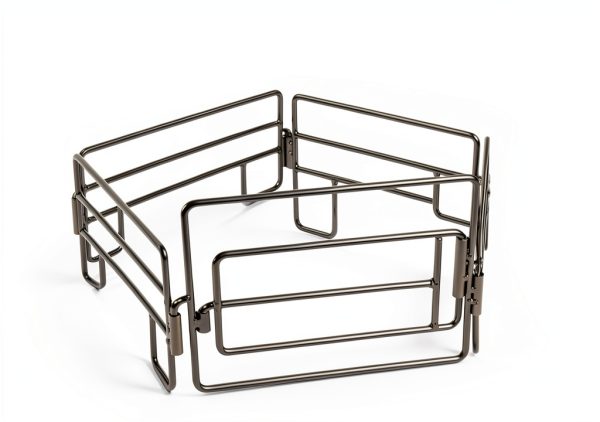 Little Buster Metal Fence Panels Set 5 Piece with Gate 1:16 Scale-1